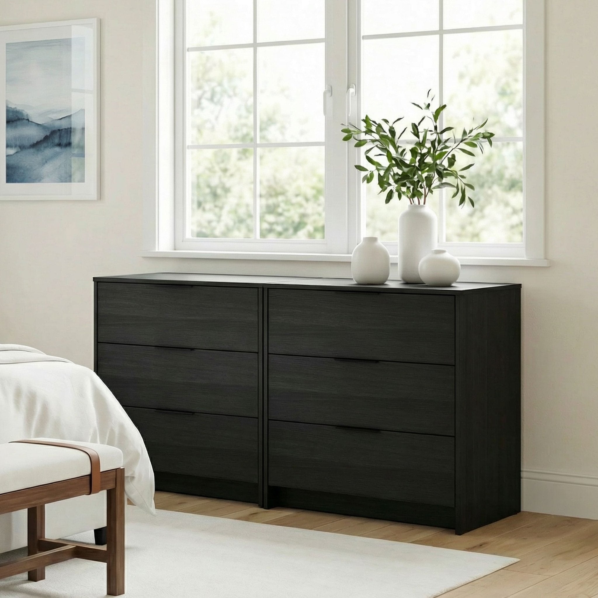 Screw-U Dresser in Charcoal Oak - Tool-free, easy-assembly modern dresser by Simply Built - #color_charcoal oak