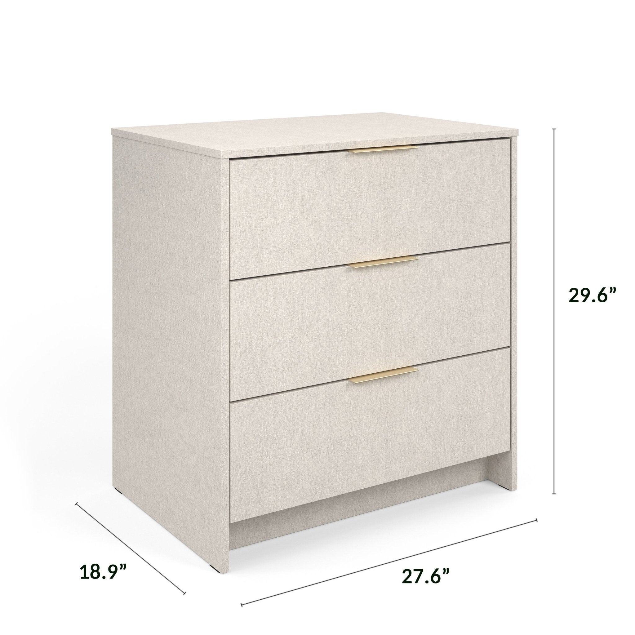 Screw-U Dresser in Linen - Tool-free, easy-assembly modern dresser by Simply Built - #color_linen