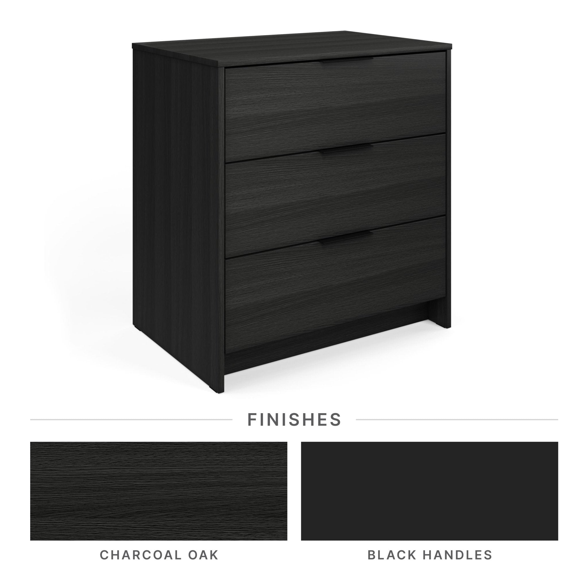 Screw-U Dresser in Charcoal Oak - Tool-free, easy-assembly modern dresser by Simply Built - #color_charcoal oak