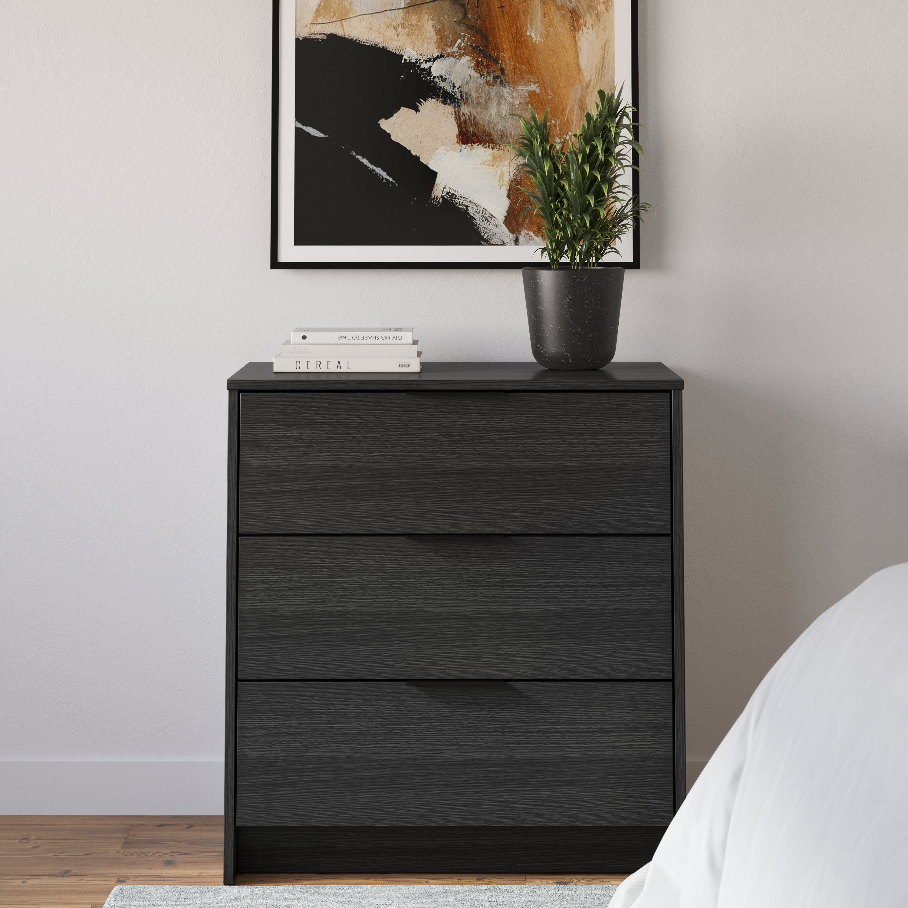 Screw-U Dresser in Charcoal Oak - Tool-free, easy-assembly modern dresser by Simply Built - #color_charcoal oak
