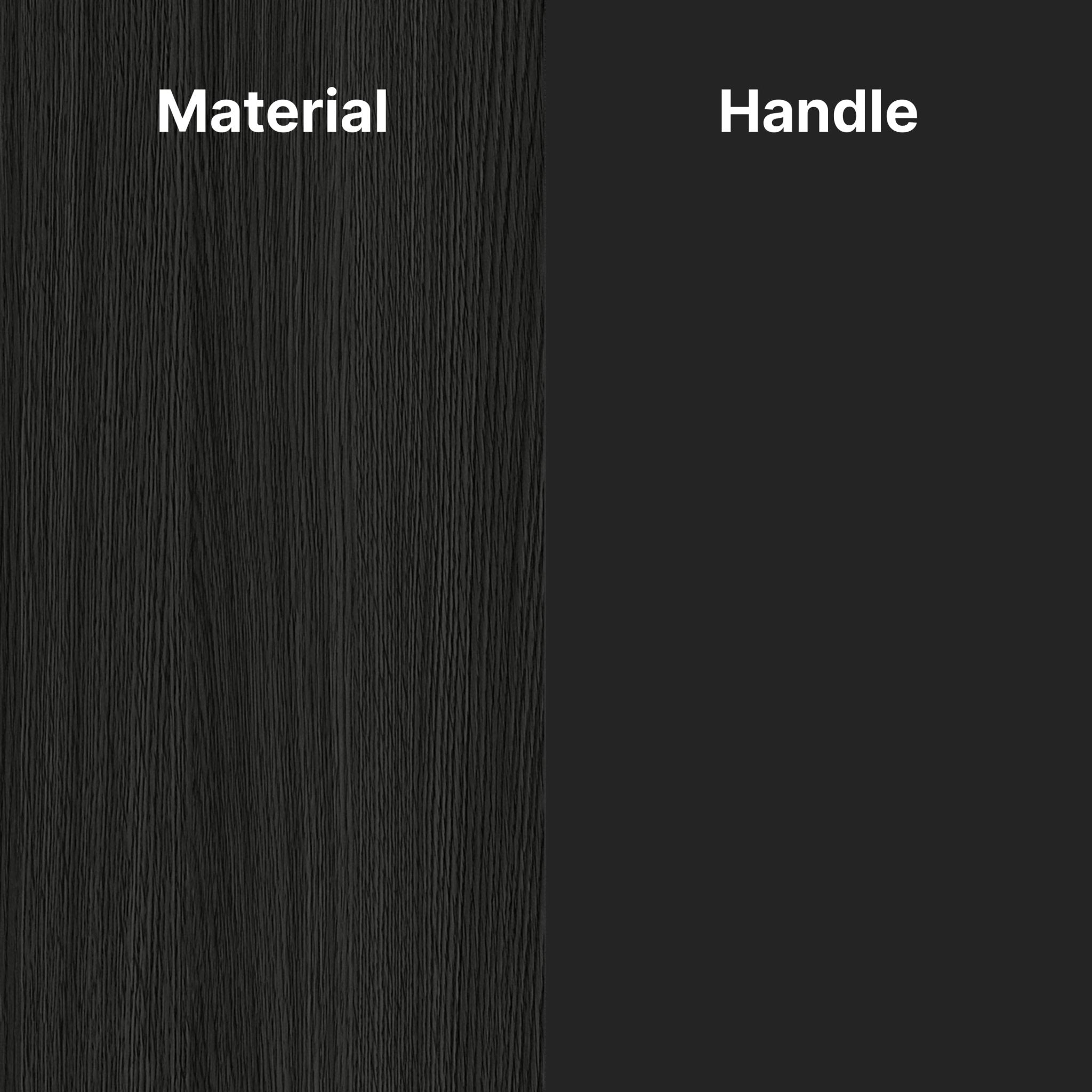 Screw-U Nightstand in Charcoal Oak - Tool-free, easy-assembly modern nightstand by Simply Built - #color_charcoal oak