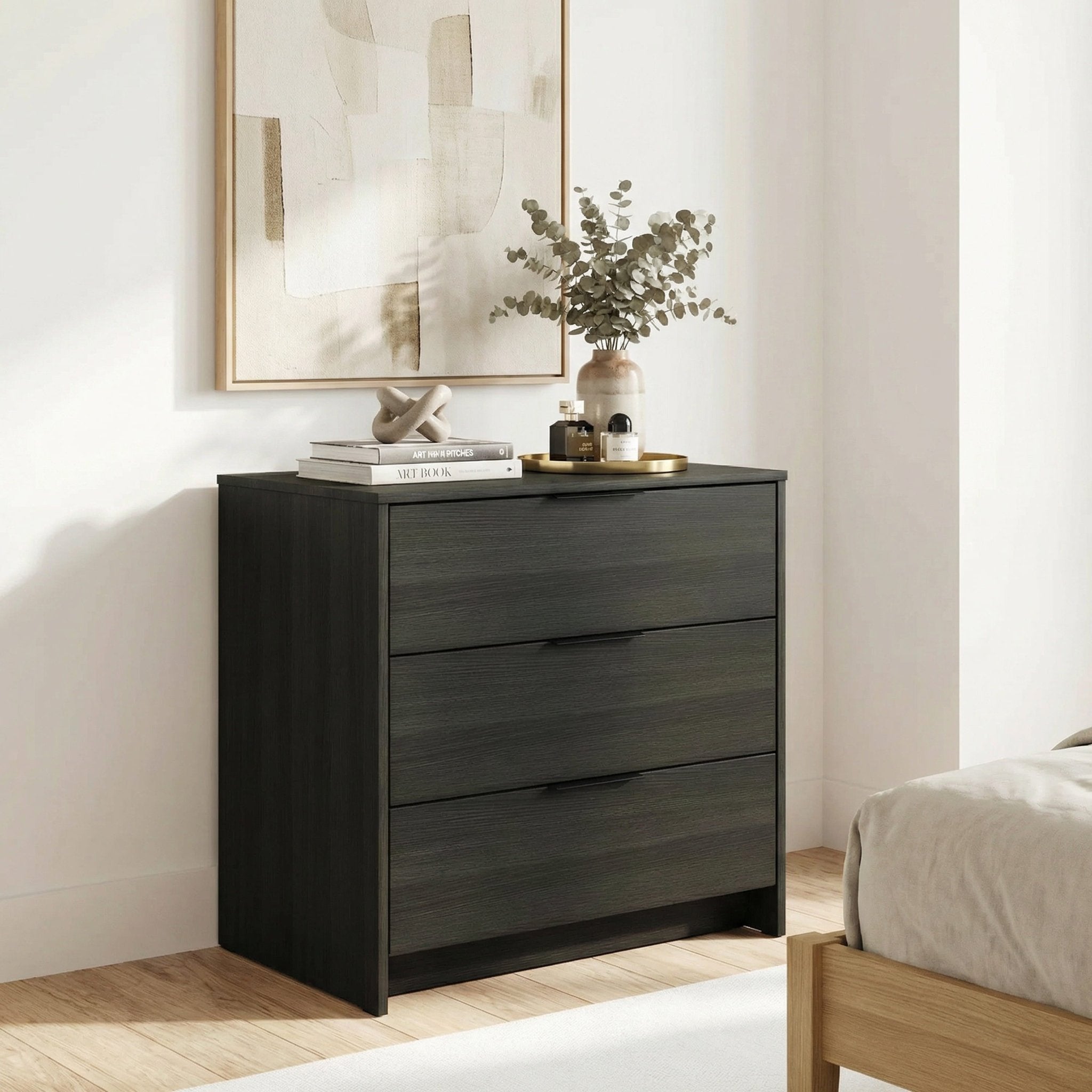 Screw-U Dresser in Charcoal Oak - Tool-free, easy-assembly modern dresser by Simply Built - #color_charcoal oak