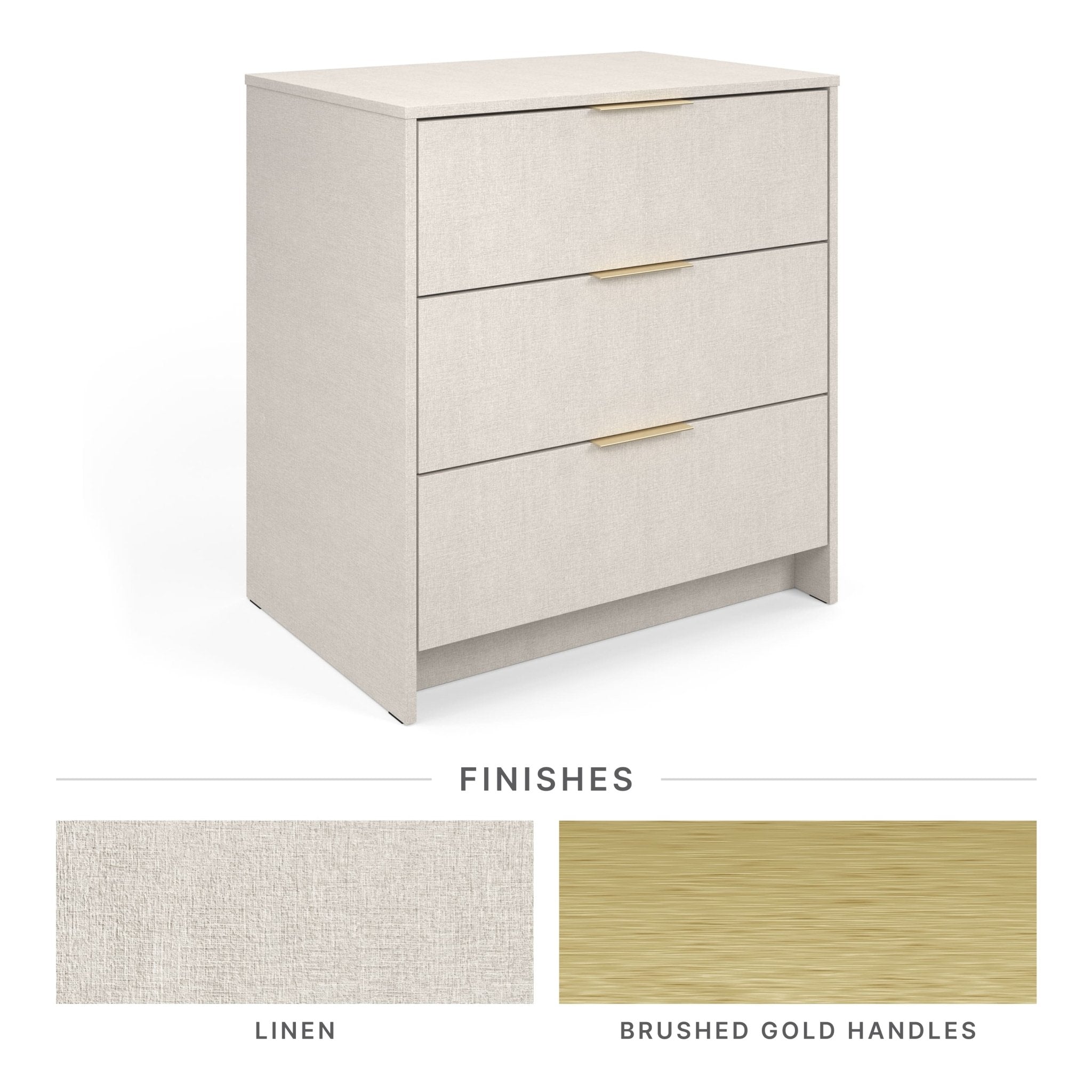 Screw-U Dresser in Linen - Tool-free, easy-assembly modern dresser by Simply Built - #color_linen
