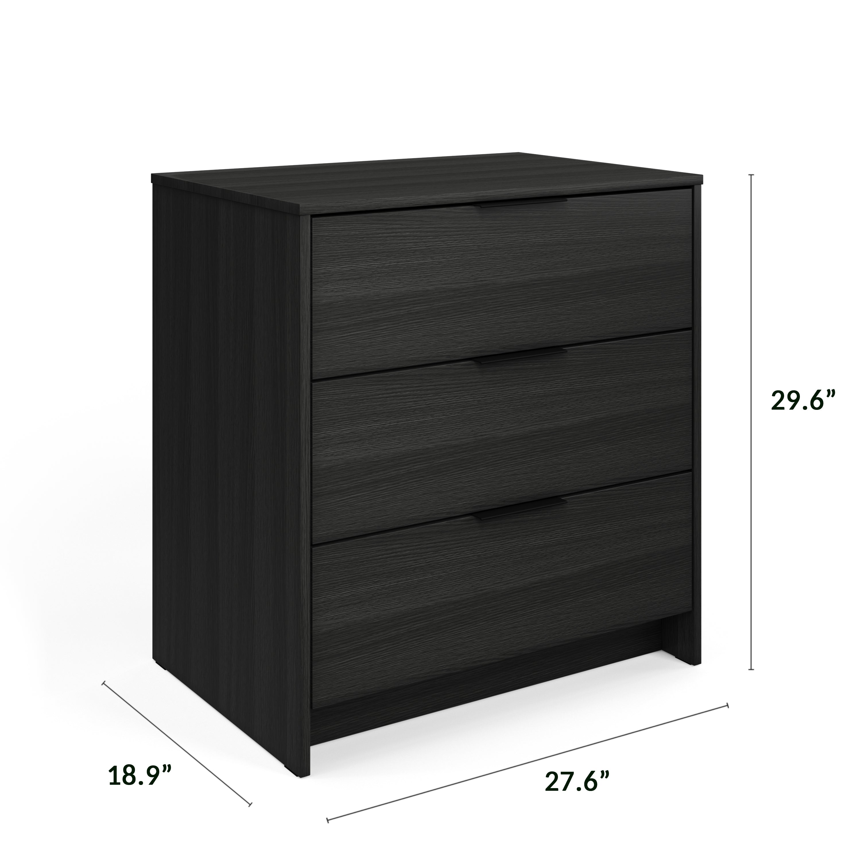 Screw-U Dresser in Charcoal Oak - Tool-free, easy-assembly modern dresser by Simply Built - #color_charcoal oak