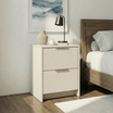Screw-U Nightstand in Linen - Tool-free, easy-assembly modern nightstand by Simply Built - #color_linen